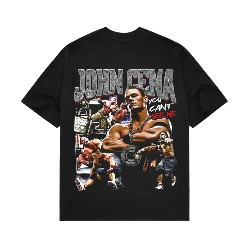 Youth+Adult JOHN CENA TEE, Wrestling Tee, Sports Shirt, WWE Tee, Workout T-shirt, Gift for Him Gift For Her Hoodie Sweatshirt Streetwear Menswear
