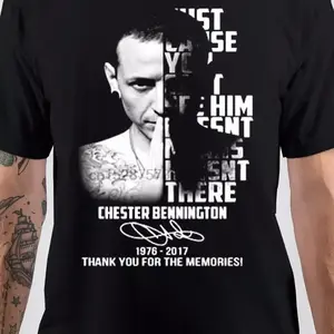 Rare Chester Bennington 1967-2017 Black All Size Shirt