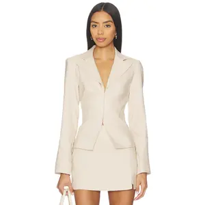 Amanda Uprichard Alana Jacket in Stone