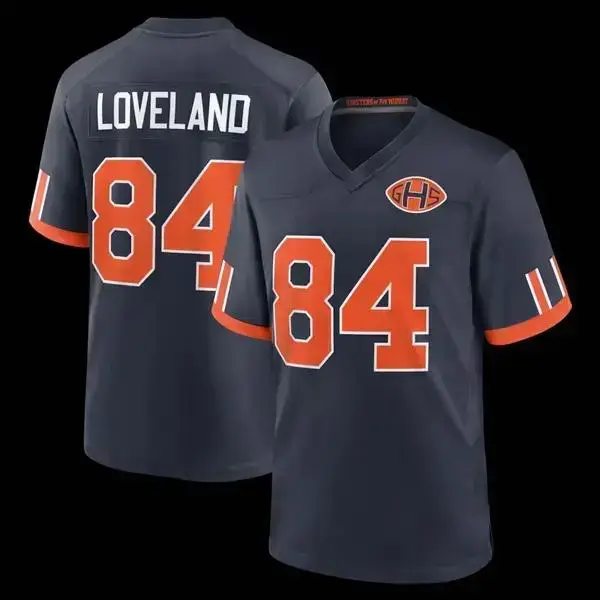 Chicago Team Loveland #84 - Williams #18 2026 Rivalries Collection Unisex Football Jersey – Navy