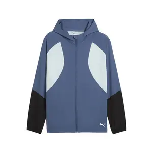 PUMA Mens Ultraweave Hooded Jacket Running Athletic Outerwear  - Blue