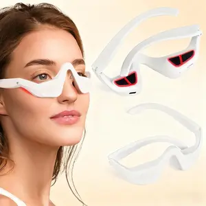 3D Eye Massager, 4 Massage Modes, Adjustable Levels, Portable USB Rechargeable Eyecare Device, Reduces Dark Circles and Wrinkles, Design, Facial Care Instrument