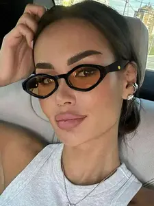 Neutral Fashion Solid Color Sunglasses, Casual Full Frame Sun Glasses for Daily Wear, Outdoor Activities, High Quality Uv400 Protection