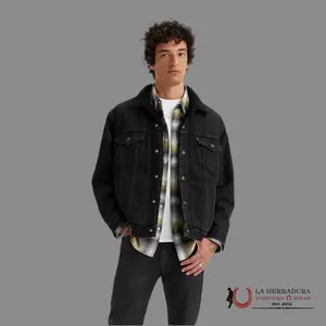 Lev’s Type III Sherpa Black Trucker Jacket - 0223