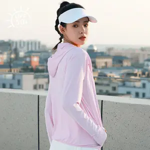 Zunkou Qjb New 2025 Spring/Summer New Outdoor Riding Solid Color Hooded Zipper Breathable and UV-Resistant Thin Sun Protection Clothing minimalist longsleeves new  define  jacket sakura  pink