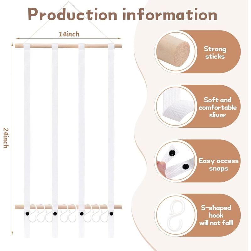 Hair Bow Holder Organizer for Girls,Hair Clips Headband Organizer Storage Wall Hanging  Decor for Girls Room