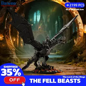 [BARWEER](SHIPFREE) Fell Beast Nazgûl(The Lord of the Rings) with original box 2199PCS 63*85*80cm