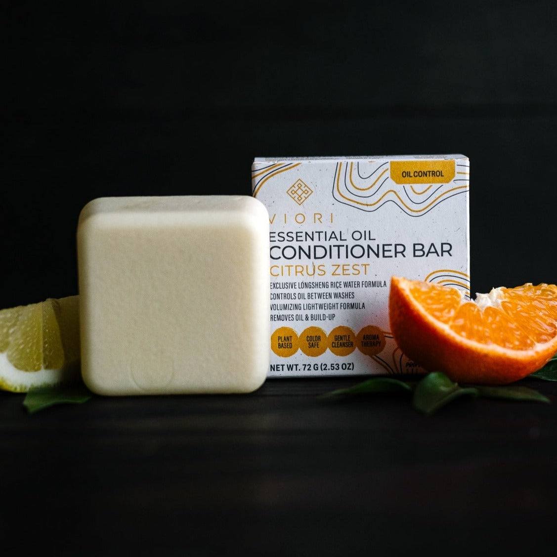 VIORI Beauty Conditioner Bar | Citrus Zest Scent | Essential Oil Collection VIORI Beauty Conditioner Bar | Citrus Zest Scent | Essential Oil Collection