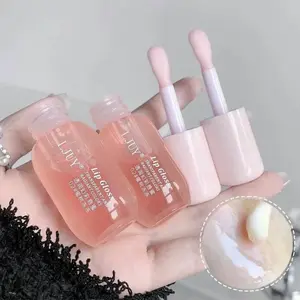 2-Pack Hydrating Lip Oil - with Fruit Jelly Texture for Daily Skincare & Holiday Gift
