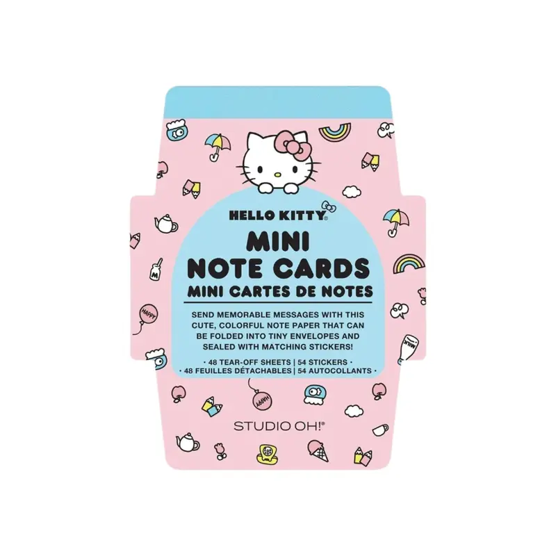 Hello Kitty x Studio Oh! Classic Pink Mini Memo with Stickers