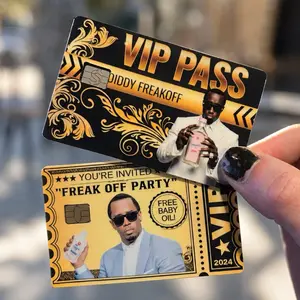 Diddy Freakoff VIP Debit Card Skin Sticker 2 Pack Funny Vinyl Cover