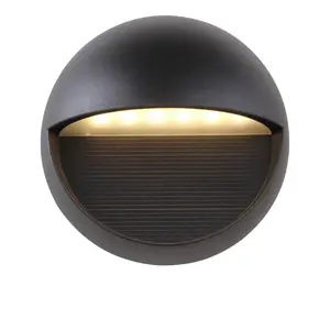 JONATHAN Y Orbe Contemporary Outdoor Metal/Glass Integrated LED Wall Sconce; for Living Room,Bedroom, Kitchen, Office