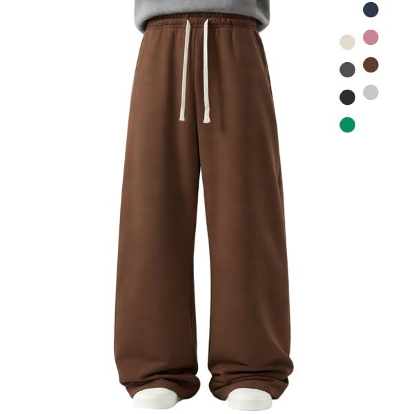 Men's hooded sweater versatile drawstring sweatpants, men's solid color jogging sweatpants, casual and comfortable loose version (size is too small), 100% polyester fiber, men's daily wear in spring and autumn, suitable for back-to-school season