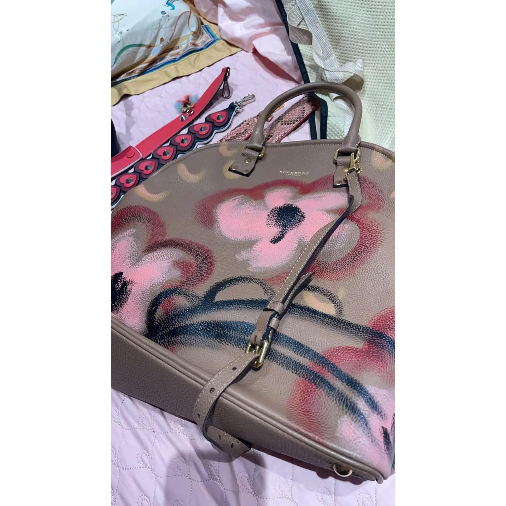 Pre-owned BURBERRY Leather Shoulder Bag C0807802317