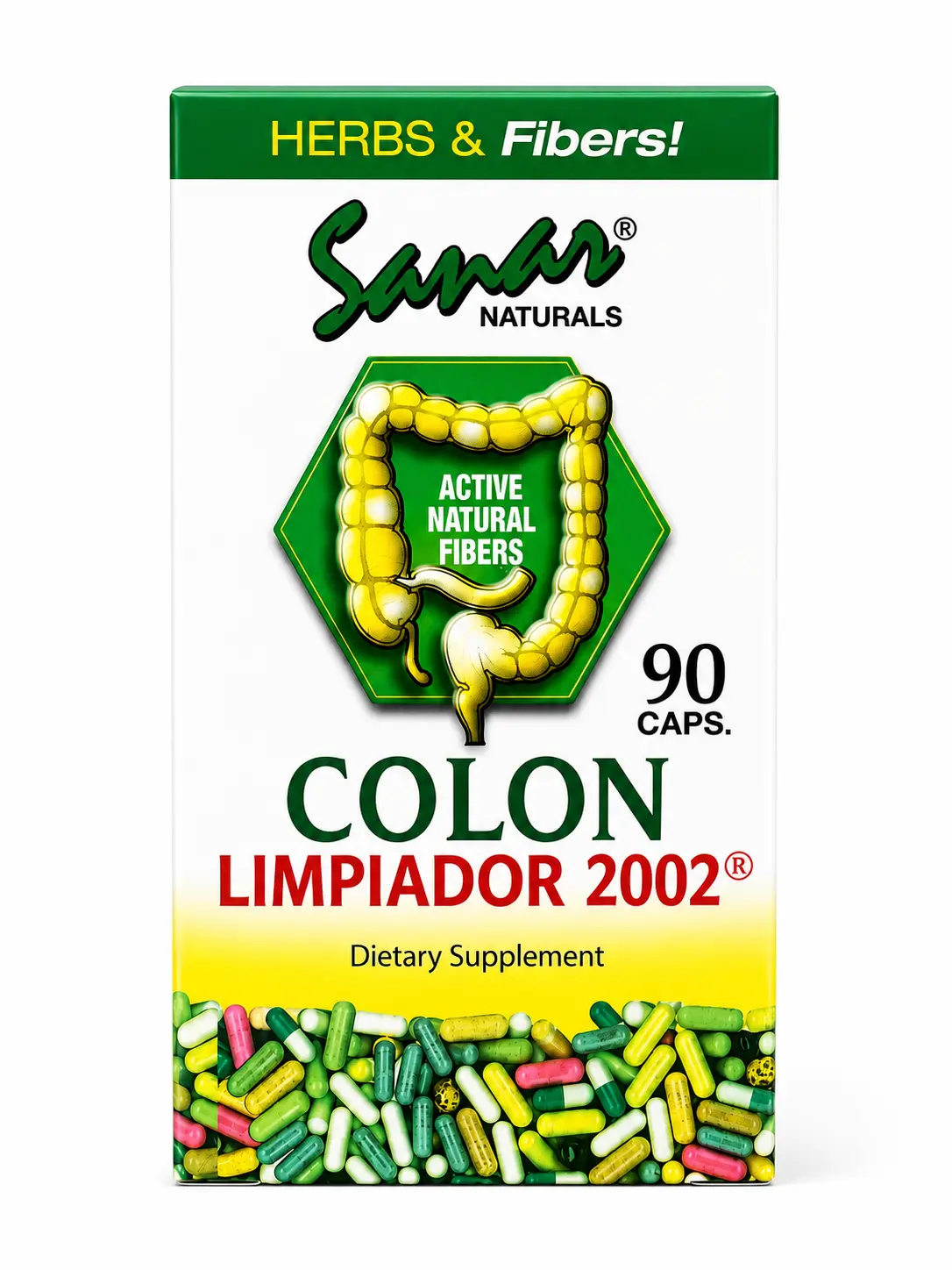Limpiador 2002 - 90 Capsulas - Combinacion de 13 Plantas - Natural Dietary Supplement with 13 Different Ingredients - 90 Capsules for Daily Support