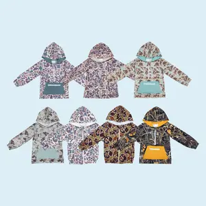 Camouflage hunting season kids boy hoodie top