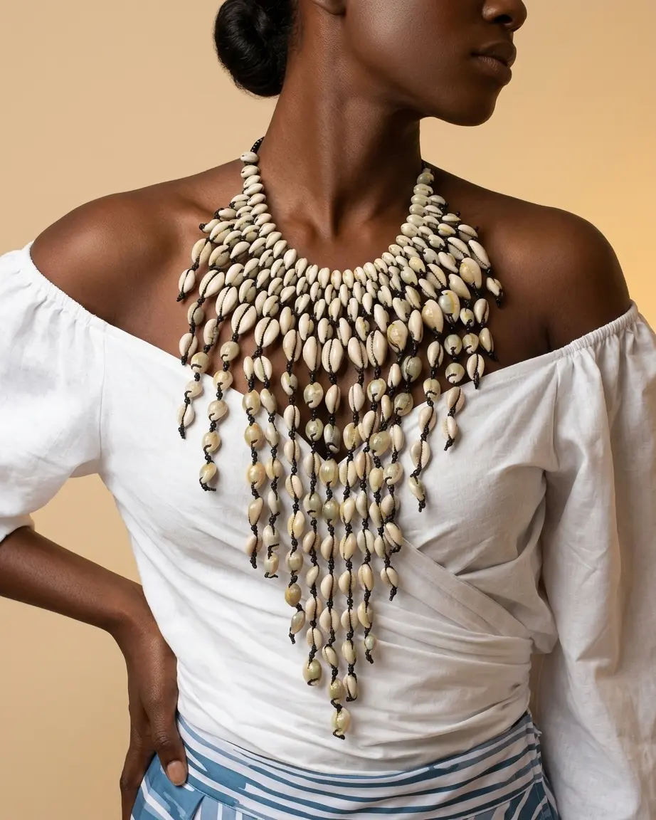 Cowrie Shell Neckpiece
