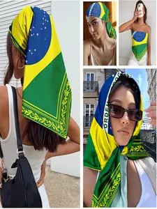 Retro  Scarf, Ultra Soft & Lightweight, Versatile Wrap for Head, Hair, Neck & Shoulder – Ideal for Summer Festivals, Sports Games & Eye - Catching Daytime Looks