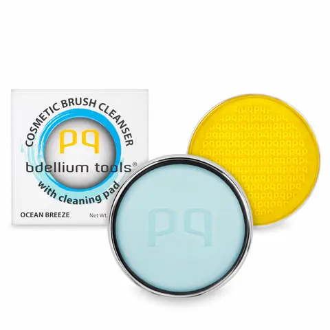 Bdellium Tools Cosmetic Brush Cleanser - Ocean Breeze for Cleaning and Conditioning Makeup Brushes Silicone Avocado Green Tea Cleansing