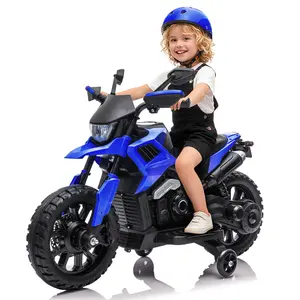 6V Ride on Motorcycle for Kids, Battery Powered Ride on Chopper Motorcycle, Electric Toddler Motorcycle for Kids Boys Girls Gift