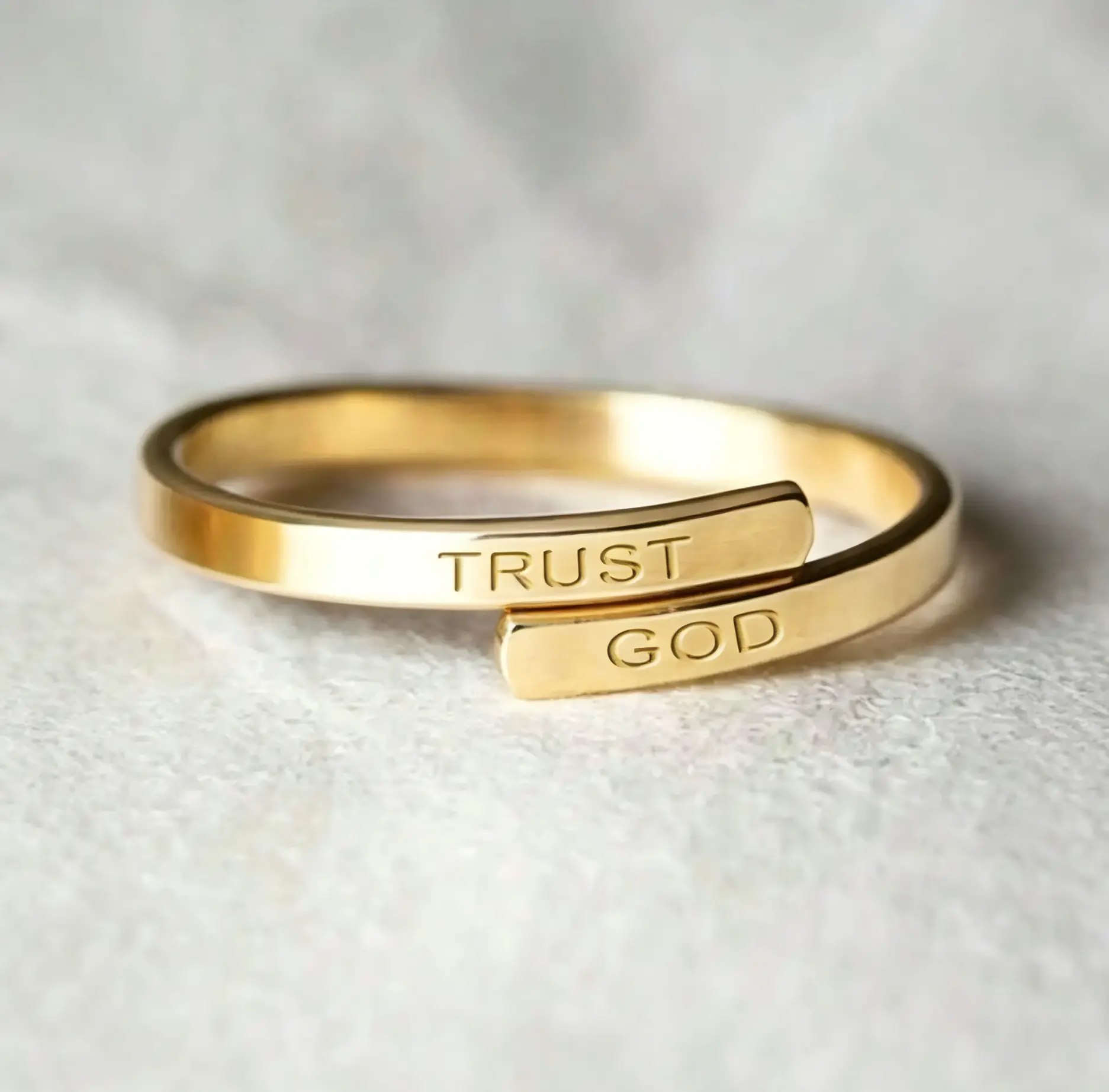 Geometric Adjustable Ring, Fashion New Oil Press Open Trusgt God Inspirational Couple Ring, Wedding Promise Rings, Casual Style, All Seasons Jewelry, Geometric Design Ring, Promise Rings