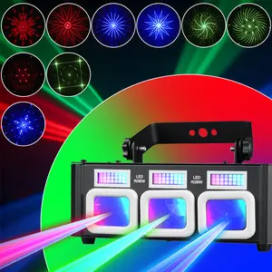 Dj party disco lights, RGB patterns and strobe Par light effects, projection lights support DMX512 and sound activation, stage lighting, party indoor dance floor, birthday party, bar, karaoke, KTV, Christmas, wedding performance, club light show