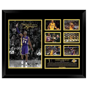 KOBE BRYANT 1978-2020 LA LAKER Limited Edition Photo Memorabilia Wooden Frame