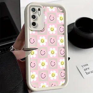 1 Piece Note10T 5G Brilliant Flowers Designed For Fashion With Silicone And Impact Resistant Compatible With Redmi Note 10T 5G