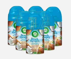 Airwick Freshmatic Refills, Beach Escapes Bali Ocean Air (6 Pack)