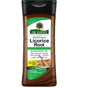 Licorice Root Body Oil, Moisturizing Body Care Oil, Hydrating Body Massage Oil for Women & Men, Portable Body Care Product for Travel, Soothing Oil, Cosmetic