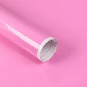 Pink Car Vinyl Wrap Roll Featuring Bubble Free Air-release Technology Self Adhesive Film Automotive Tape For Vehicle Furniture Diy Interior Exterior (gloss  1ft X 10ft)