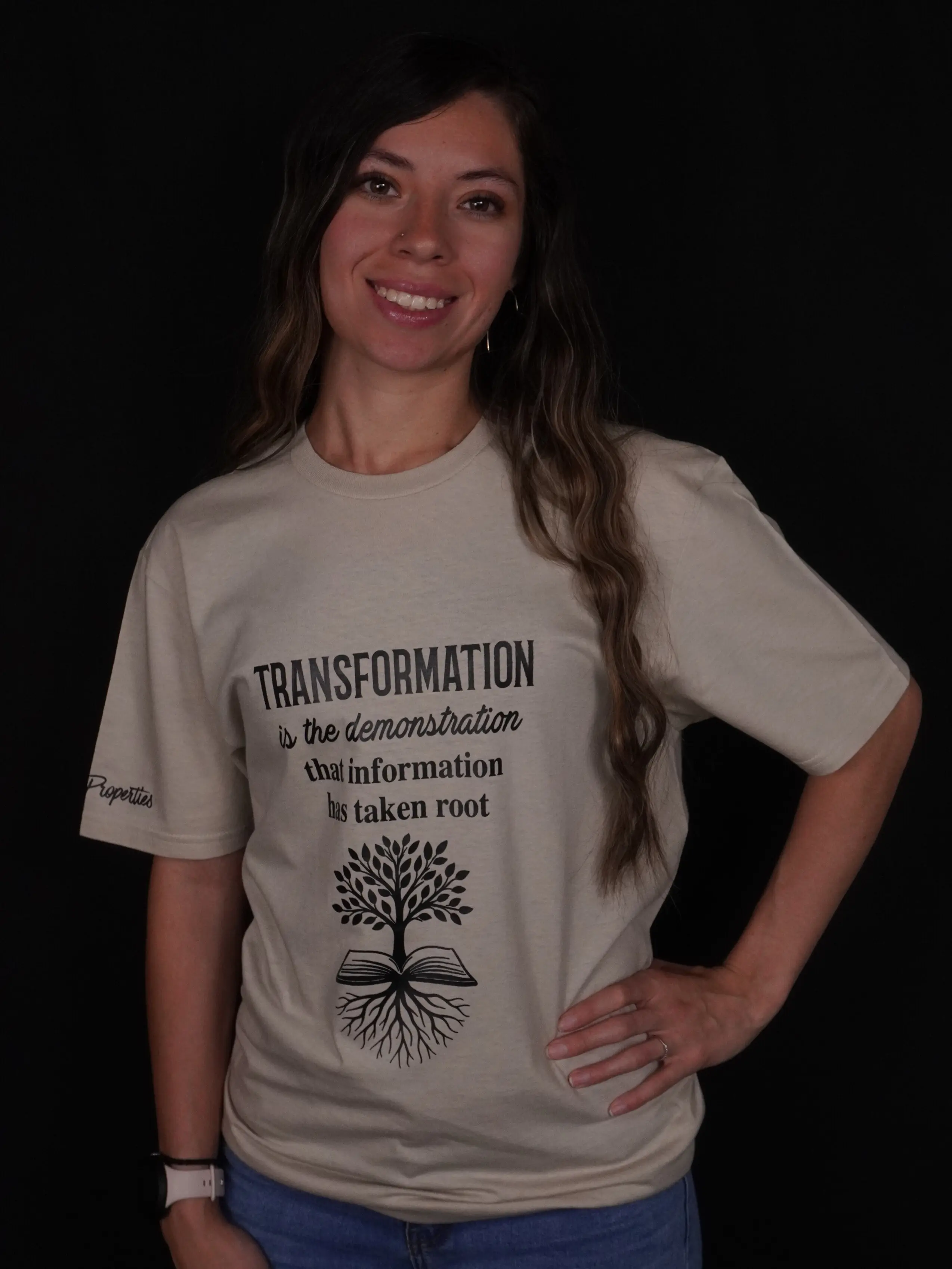 Transformation for Men and Women Unisex 100% Cotton T-Shirt with Screen Printed Design