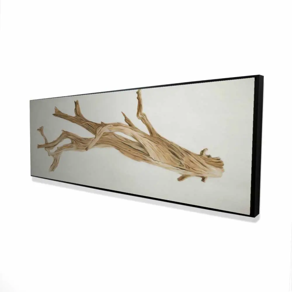 212 MAIN Durable Hangable Floated Wood-Framed 3D Canvas Artwork - 20x60 in Hygge Brown Nature Scene Print, 3D Look Wall Art for Bedroom Coastal Vibe Home Decor Accessories