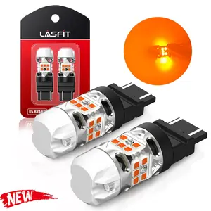 Lasfit 4257 LED Turn Signal Bulbs CanBus-Ready Amber | T3 Series,2 PCS
