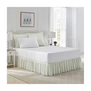 Laura Ashley Classics Green King Bedskirt