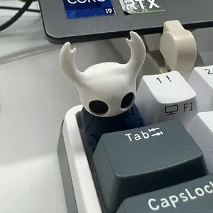The Hollow Knight Light Transparent Keycaps Game Resin Esc Original R4 Keyboard Accessories Single The Hollow Knight Keycap Gift