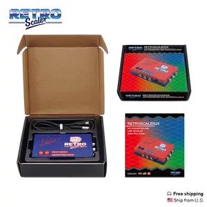 RetroScaler2x HDMI Upscaler – Composite S-Video YPbPr to HDMI Converter for PS2 N64 GameCube Dreamcast