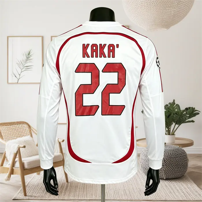 06 07 Season Kaka 22 Short sleeve Soccer Jerseys