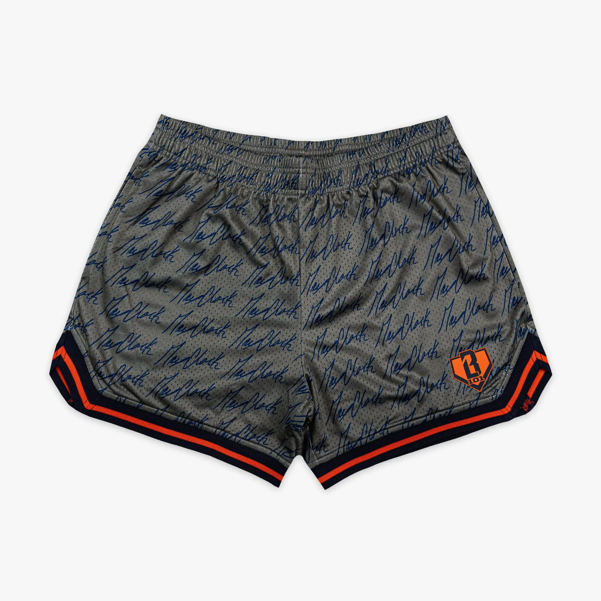 Max Clark Signature Court Shorts - Gray Max Clark Signature Court Shorts - Gray
