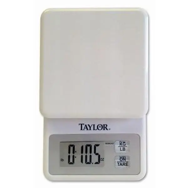 212 MAIN Compact Digital Kitchen Scale, White Kitchenware Digital Weighing Machine with Auto-Off Function for Household Kitchen Use