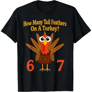 Turkey 67 Funny Meme Math Teacher Kids Thanksgiving Women's T-Shirt Sweatshirt Classic