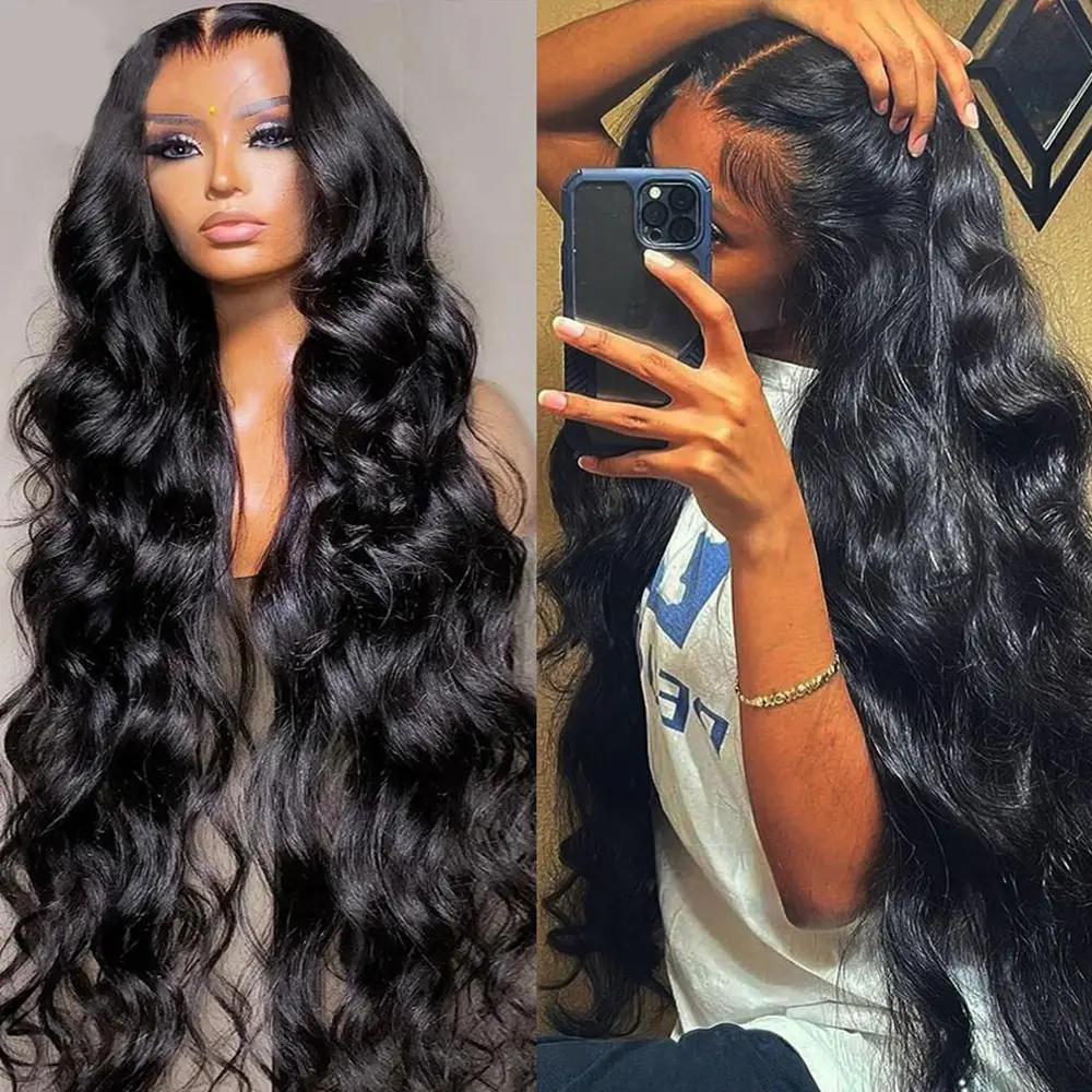 Bling Hair Body Wave 13x6 Lace Front Wigs Human Hair 180% Density Body Wave Lace Front Wigs Human Hair Pre Plucked Wigs Human Hair Wigs HD Lace Frontal Wigs summerwins