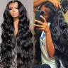 Bling Hair 13x6 HD Frontal 100% Human Hair Wig, 180% Density Body Wave Lace Front Wig, Pre-Plucked Lace Frontal Wigs sohochic