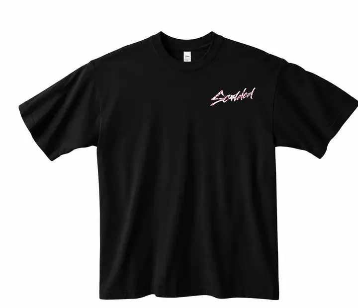 Scolded Classic Black Tee