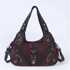 Women Handbags Leopard Shoulder Bag Top-handle Handbag Fashion Satchel Dumpling Shoulder Bag Tote Hobos Large Purse