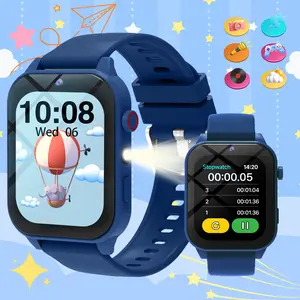 Kids Smart Watch with Camera, Photo Album, 18 Games, Calculator, Calendar, LED Light, Perfect Holiday Gift for Children, Wireless Smart Watch