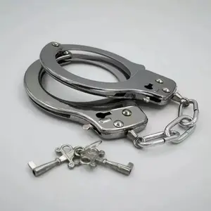 Realistic Handcuff Role-Playing Anime Escape Room Cos Magic Props, Fake Handcuffs for Costume Parties and Themed Events