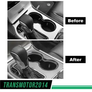 G-PLUS Gear Shift Cup Holder Cover Trim Bezel Fit For 2011-2021 Grand Cherokee New Upgraded Version
