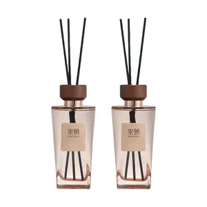 SONG CHAO Nomad Tea & Summer Green Fountain Aroma Diffuser Set - 2x300ml Long-Lasting Flameless Fragrance for Home & Office