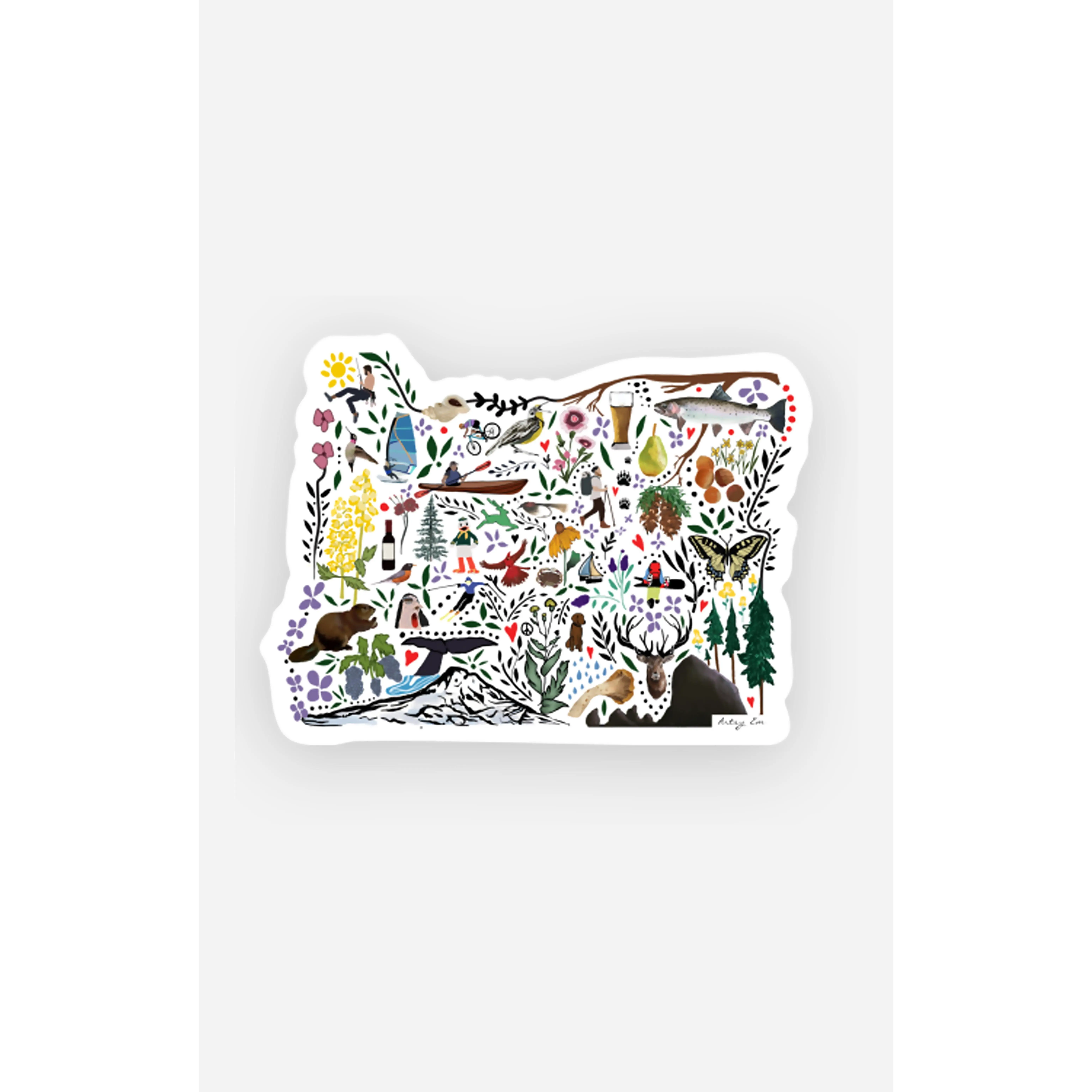 Oregon Artist Sticker